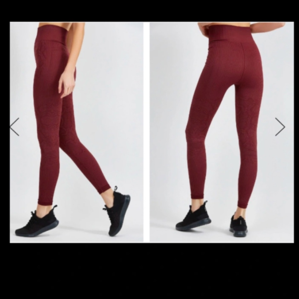 Varley Women's Quincy Tights - Windsor Wine Snake - XS